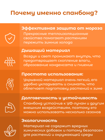 Укрытие для растений Зимушка-Зима Конусок 60 г/м2 с УФ стабилизатором 100 х 120 см 2 шт Благодатное Земледелие
